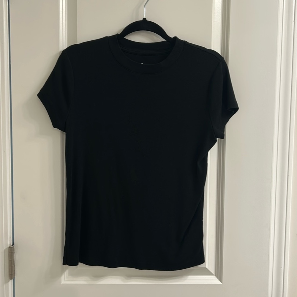 a new day black tee